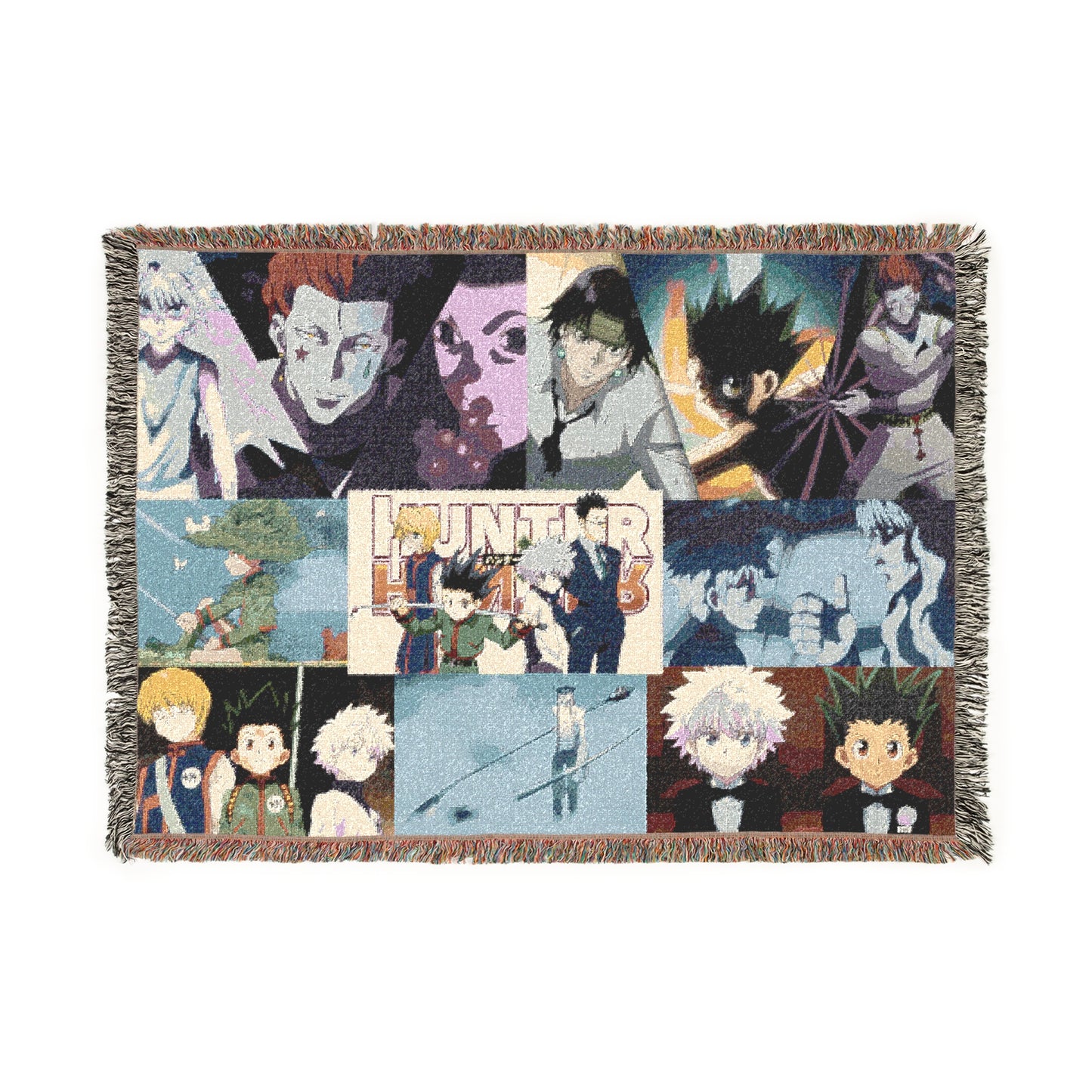 HunterXHunter Woven Blanket "Original Collage"
