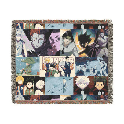 HunterXHunter Woven Blanket "Original Collage"