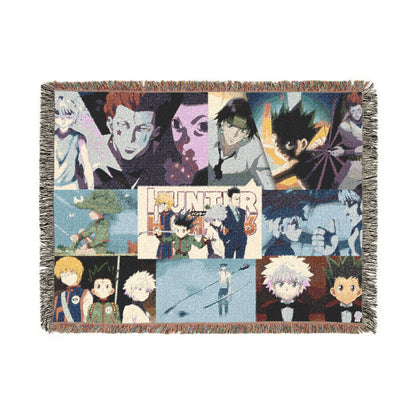 HunterXHunter Woven Blanket "Original Collage"